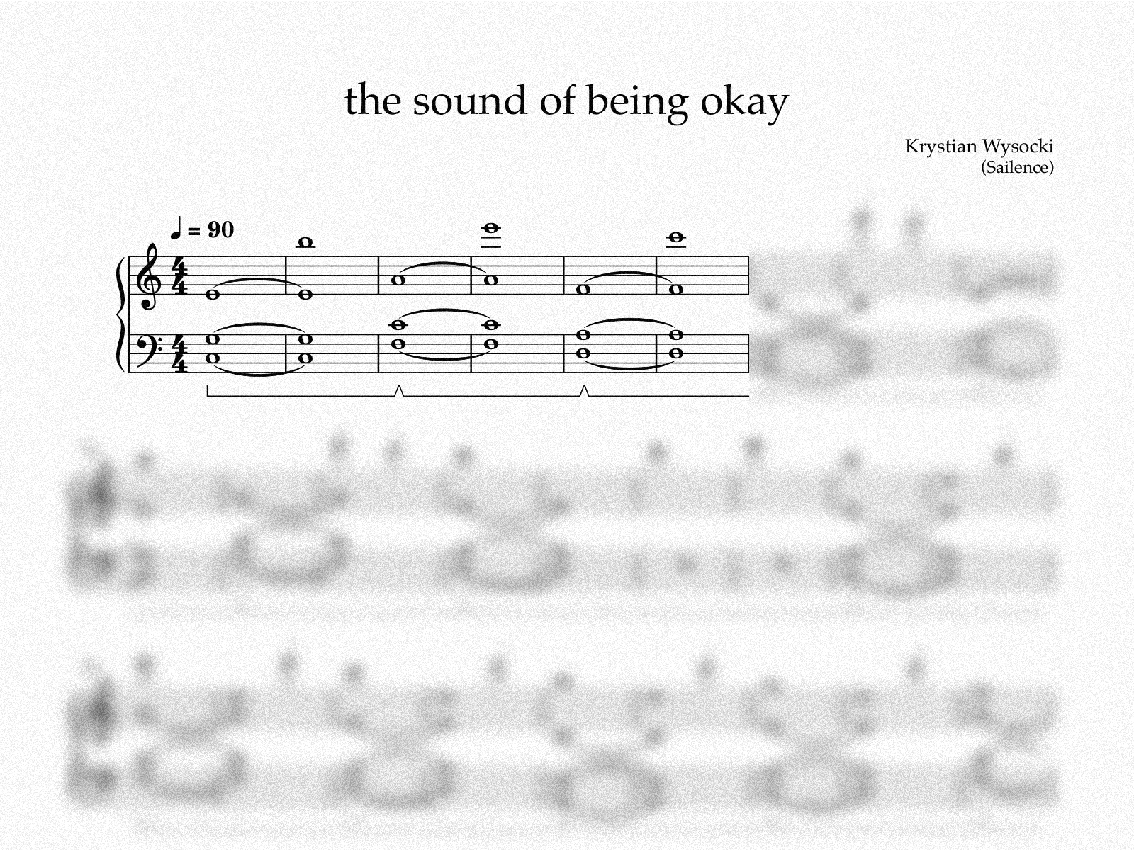 sheet photo_the sound of being okay