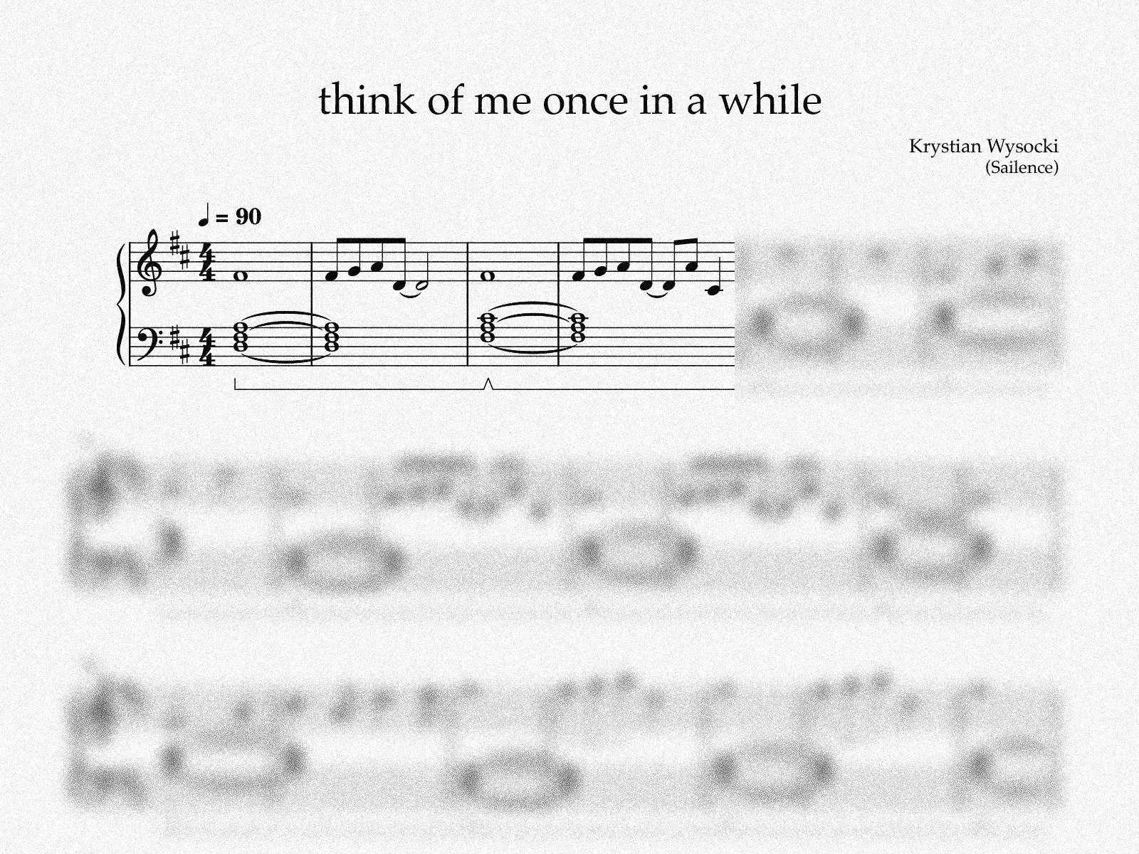 sheet photo_think of me once in a while_2