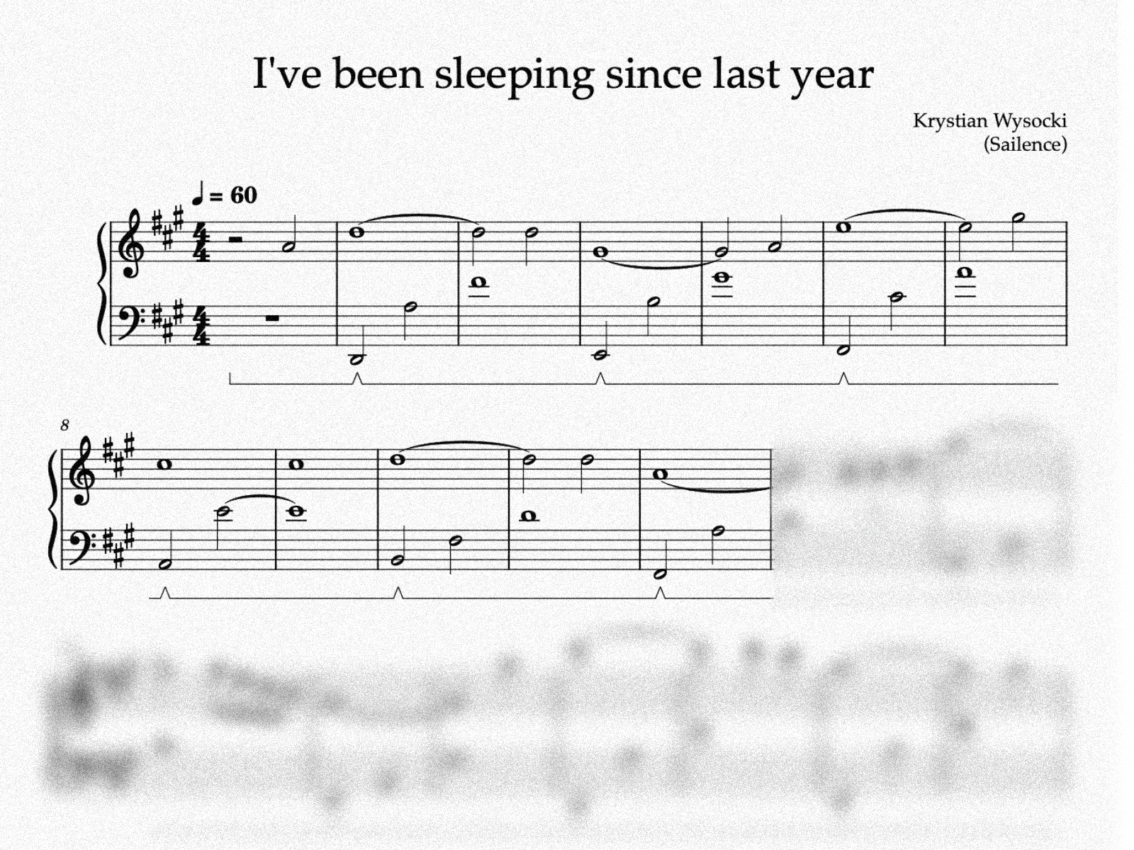 ive been sleeping since last year-sheet music-gfx